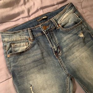Fashion Nova High Waisted Distressed Jeans - 5